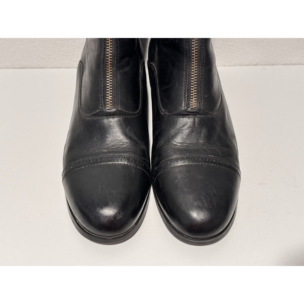 ARIAT Womens Heritage Breeze Zip Paddock Leather Boot 13 EE Wide Cap Toe Black - Picture 6 of 16